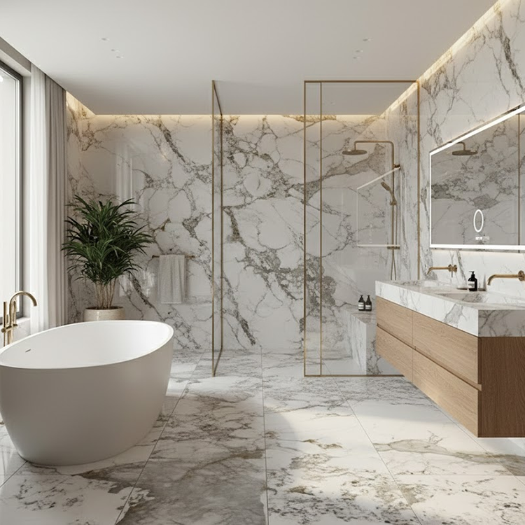 Pandora Sintered Stone Tiles Wall Slab Fireproof Modern for Bedroom Floorings