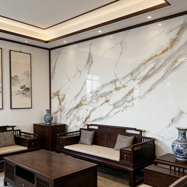 Modern Floor Tiles 3200*1600mm Marble Porcelain Wall Stone Panel Artificial Sintered Stone Slabs