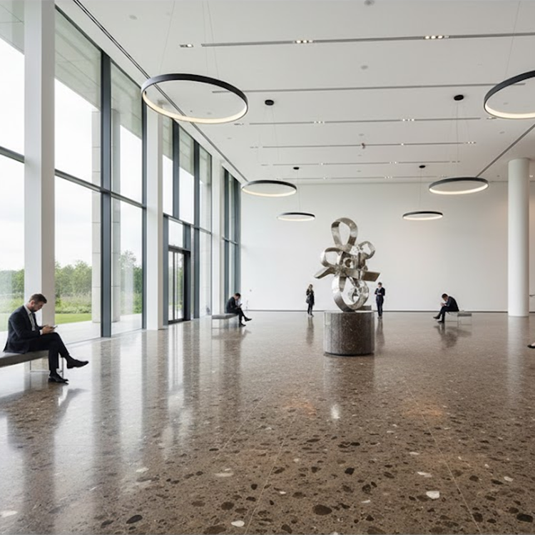 YDSTONE Cut-to-Size Roxaflopriv Artificial Marble Tiles for Villa Exterior Staircase Wall Bathroom Mall Flooring Table Tops