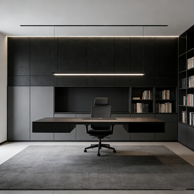 YDSTONE Modern Luxurious Black Veneered Granite Island for Restaurants Bathrooms Vanities Dining Living Room Marble Countertop