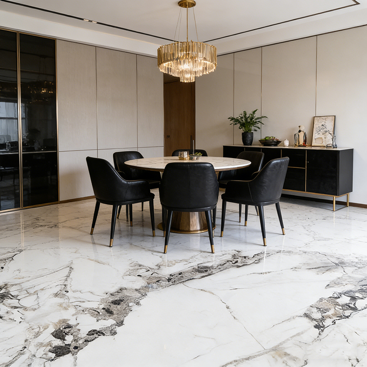 Best-Selling Imperial Green Stone Large Size Porcelain Slab Polished Floor Tiles Sintered Stone