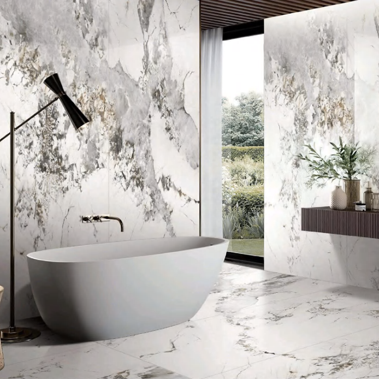 Pandora Sintered Stone Tiles Wall Slab Fireproof Modern for Bedroom Floorings