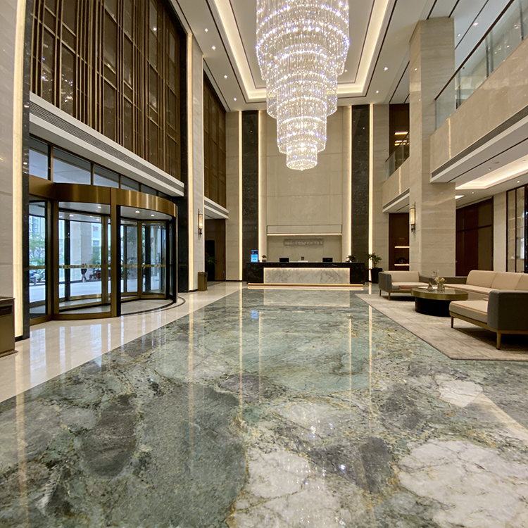 YDSTON Best-Selling Luxury Light-Style 6-Person Rectangular Dining  Granite Top Rectangular Dining Table Comfortable Dining