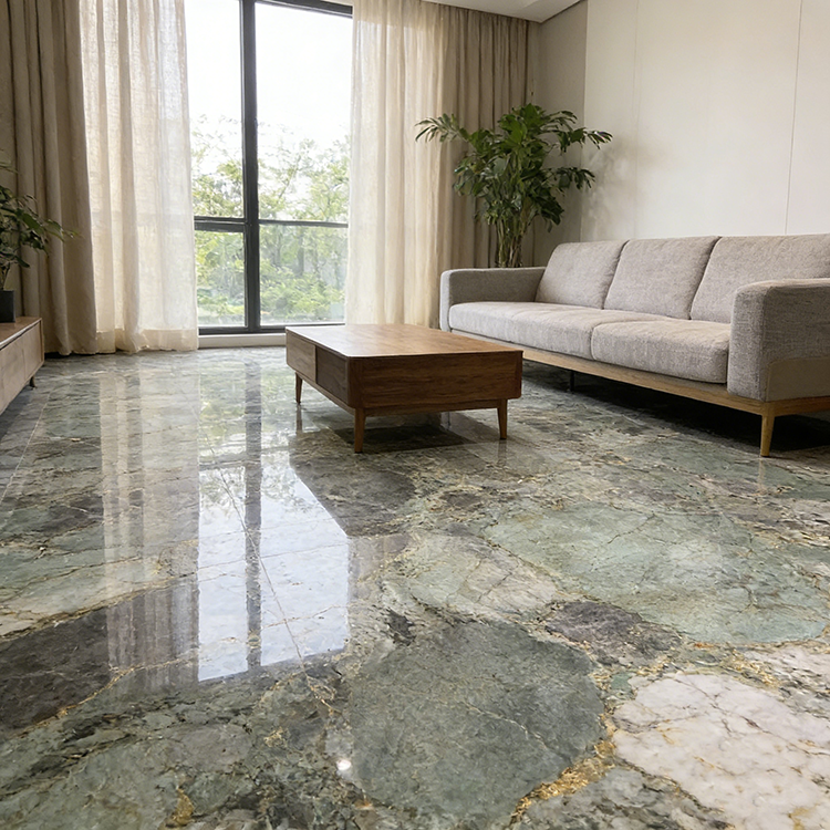 YDSTON Best-Selling Luxury Light-Style 6-Person Rectangular Dining  Granite Top Rectangular Dining Table Comfortable Dining