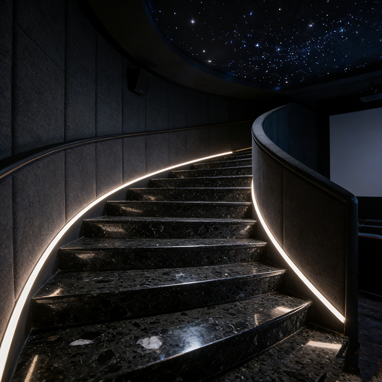 YDSTONE Modern Hangzhou Grey Artificial Marble Tiles Cut-to-Size for Villa Exterior Staircase Wall Indoor Floor Bathroom