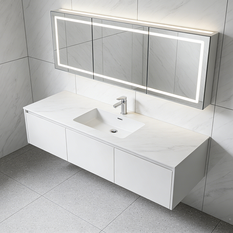 20mm Sintered Stone Artificial Stone White Ceramic Tile Sintered Stone Slabs for Barthroom Vanity Tops