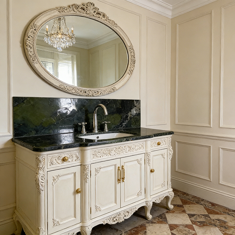 YDSTONE Wholesale Artificial Ceramic Tiles Porcelain Slab Avocado Green Sintered Stone Slabs for Bathroom Vanity Tops