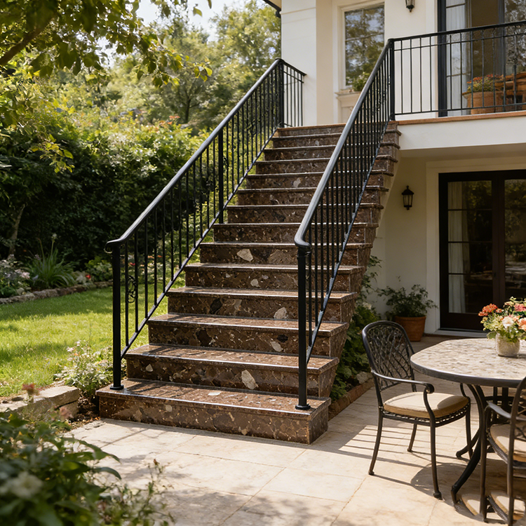 YDSTONE Cut-to-Size Roxaflopriv Artificial Marble Tiles for Villa Exterior Staircase Wall Bathroom Mall Flooring Table Tops