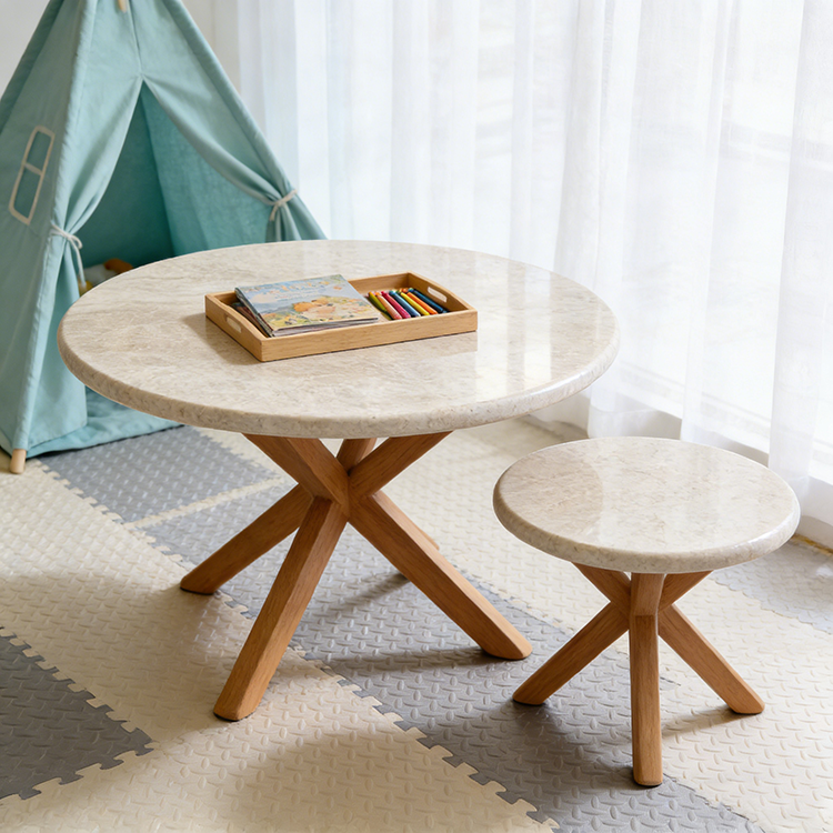 YDSTONE Bestsellery – płyty ze szlachetnego brazylijskiego kamienia naturalnego, Taj Mahal White Quartzite, stoliki kawowe