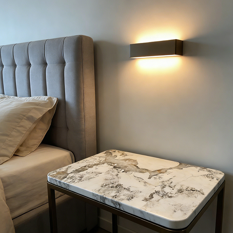 Pandora Sintered Stone Tiles Wall Slab Fireproof Modern for Bedroom Dining Table Top Livingroom Side Table