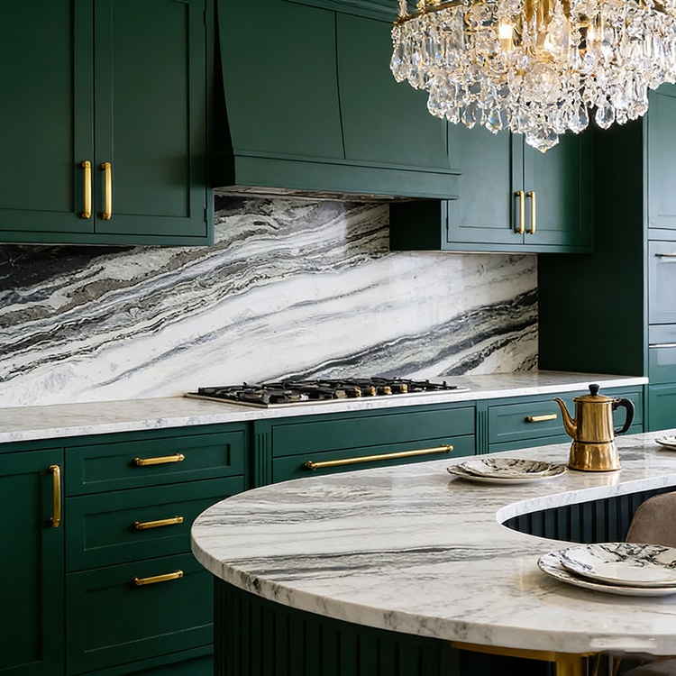 Factory Price Glacier Marble Slab Modern Polished Big Format Large Porcelain Slabs for Shower Walls