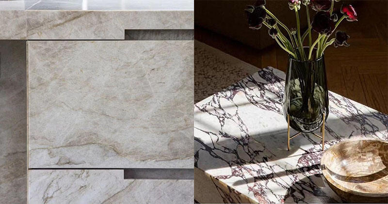 Close comparison of quartzite and marble surface texture.jpg