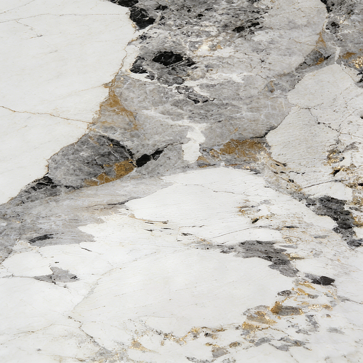 YDSTON EItalienisch polierter Granit rechteckiger Esstisch und Stuhl-Set, modernes luxuriöses Heim-Möbel