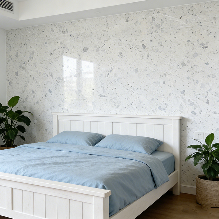 YDSTONE Pearl White Cut-to-Size  Artificial Marble Tiles for Exterior Interior Decoration-Balcony