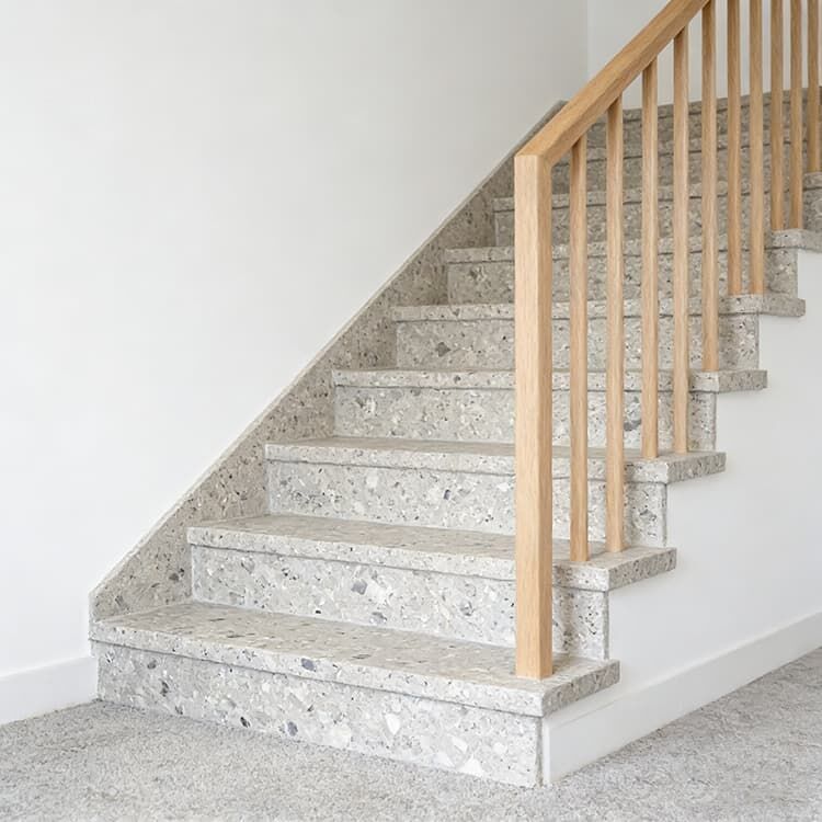 YDSTONE Factory Price Artificial Stone Floor Panel Slab Floor Tiles Polished Terrazzo for Stair
