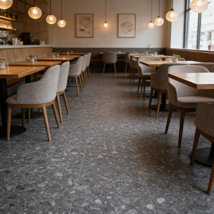 Modern High-end Terrazzo Is Used for Interior Floorings