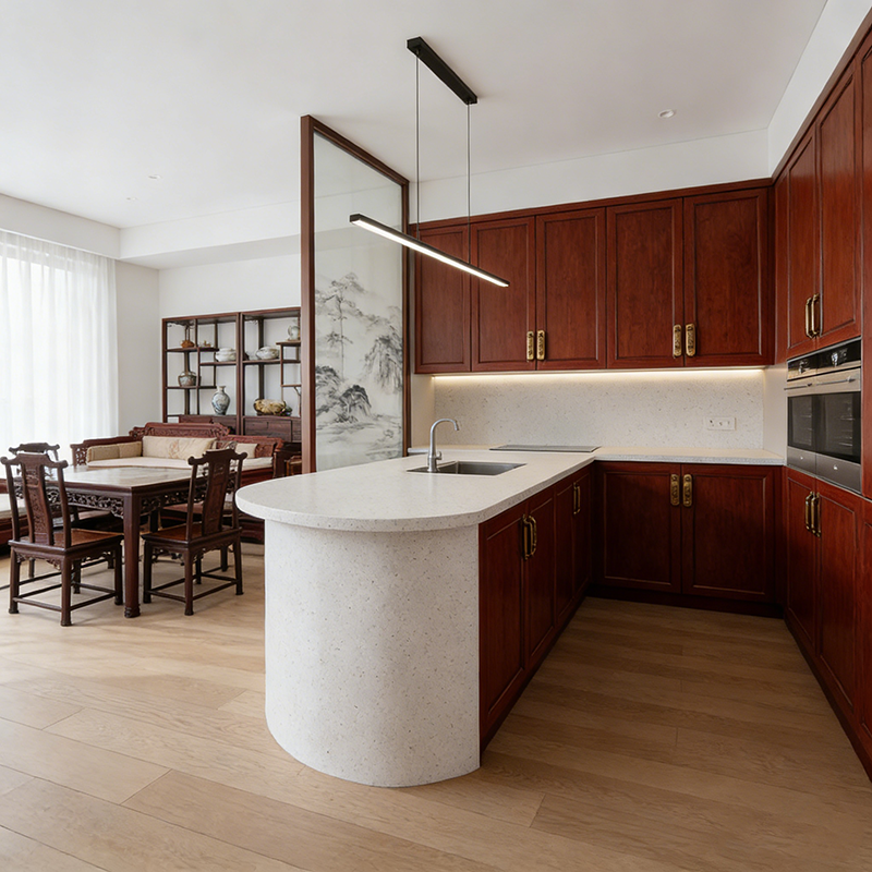 YDSTONE White Artificial Quartz Slabs Stone Price Artificial Stone Kitchen Countertops Slabs Vanity Top