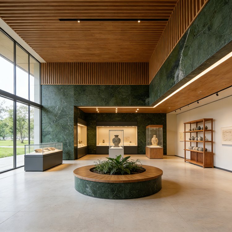 YDSTONE Wholesale Artificial Ceramic Tiles Porcelain Slab Avocado Green Sintered Stone Slabs for Tv Background