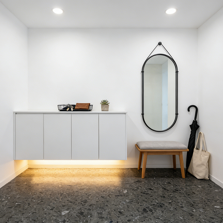 YDSTONE Modern Hangzhou Grey Artificial Marble Tiles Cut-to-Size for Villa Exterior Staircase Wall Indoor Floor Bathroom