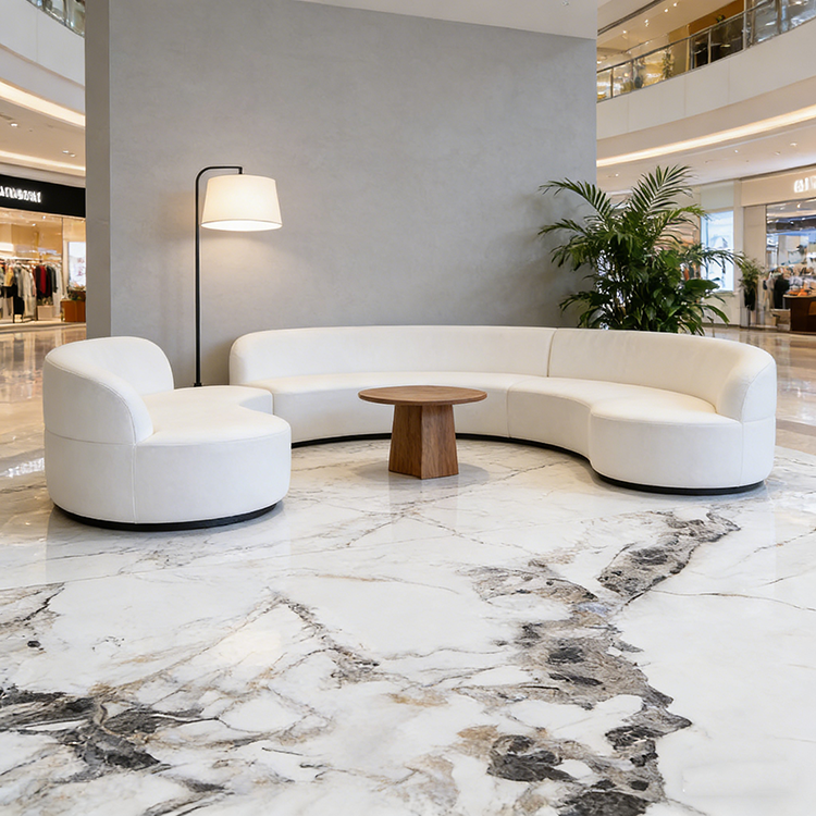 Best-Selling Imperial Green Stone Large Size Porcelain Slab Polished Floor Tiles Sintered Stone