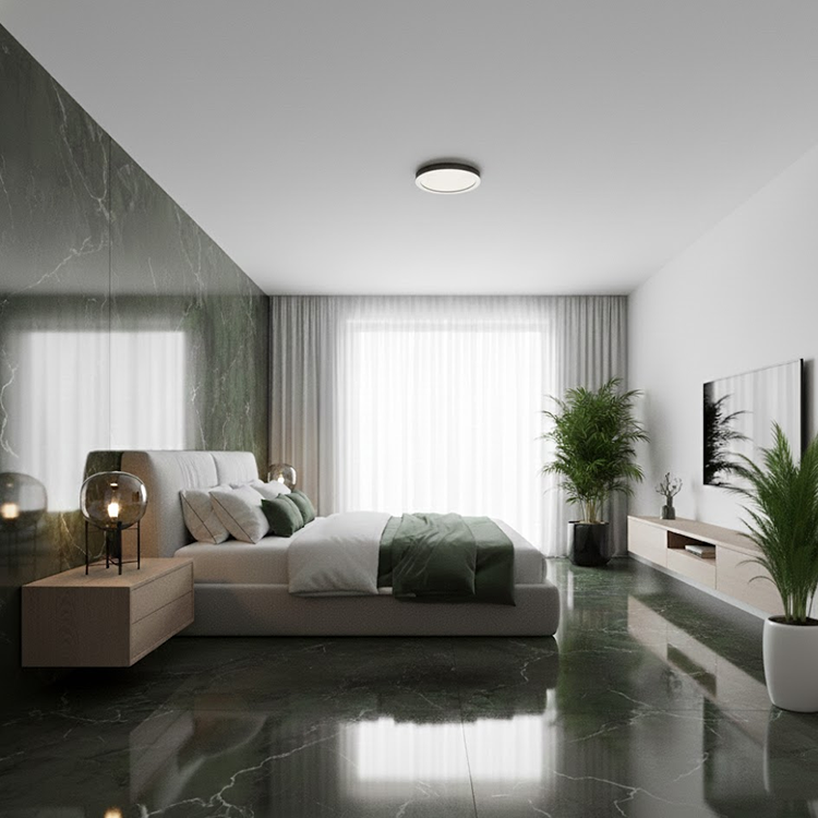 YDSTONE Wholesale Artificial Ceramic Tiles Porcelain Slab Avocado Green Sintered Stone Slabs for Tv Background