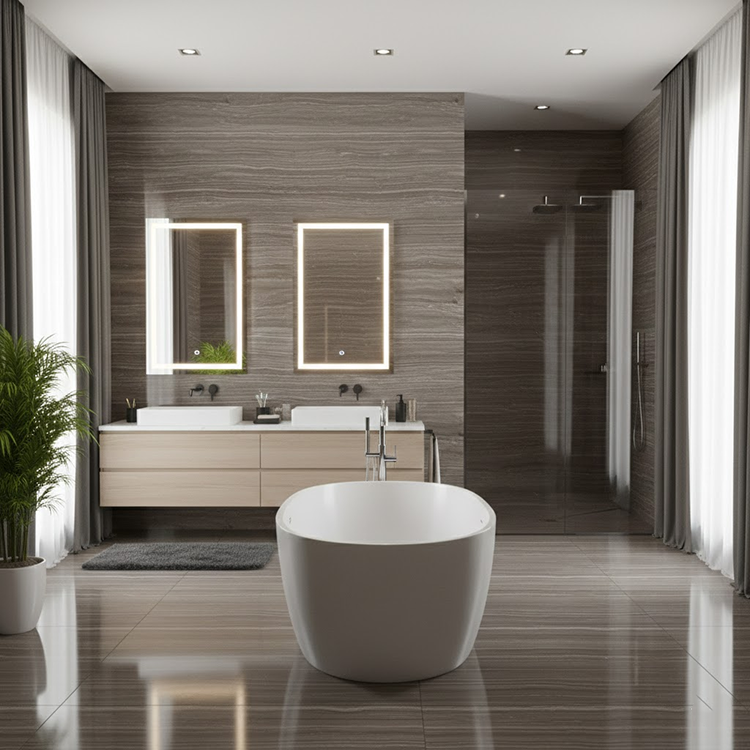 YDSTONE Luxury Natural Marble Stone Natural Wood Grain Eramosa for Wall Panel