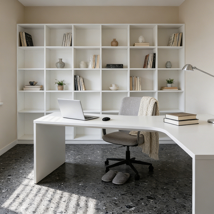 YDSTONE Modern Hangzhou Grey Artificial Marble Tiles Cut-to-Size for Villa Exterior Staircase Wall Indoor Floor Bathroom