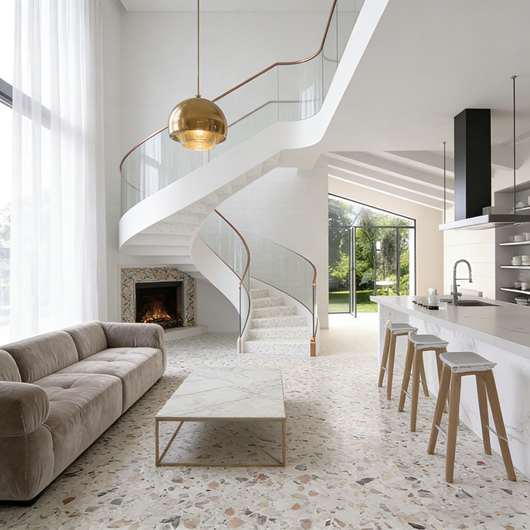 YDSTONE Factory Price Big Sizes Wall Panel Polishing Kitchen Wall Floor Terrazzo