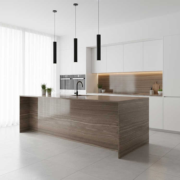 ydstone modern design artificial quartz calacatta polished surface engineered slabs for bathroom vanity tops-9