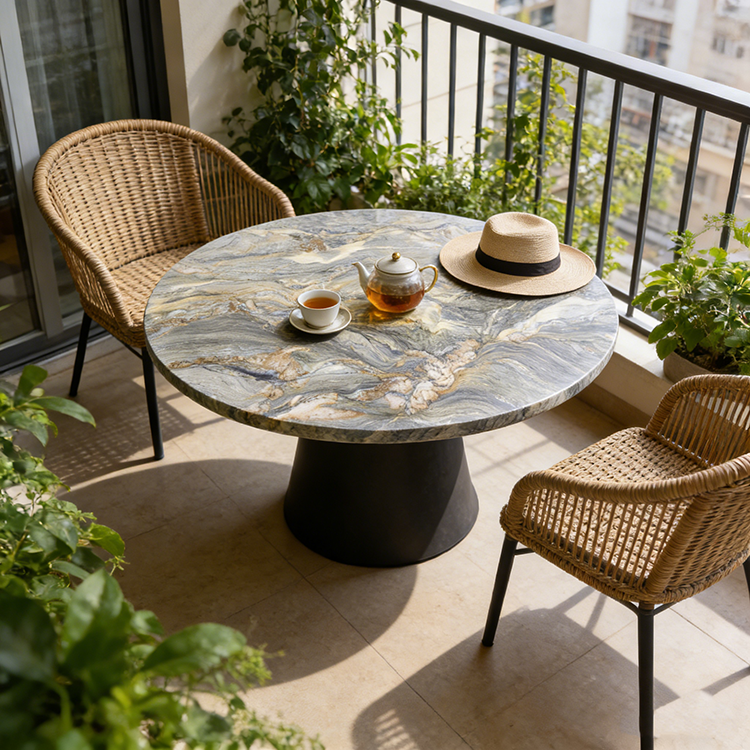 YDSTONE Hot Selling Brazilian Natural Stone Slabs Aquarella Green Quartzite Slab Coffee Tables Livingroom