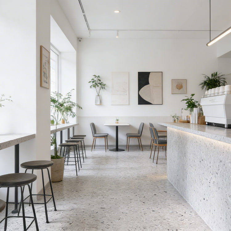 YDSTONE Modern Rongyuan Gray Artificial Marble Tiles Cut-to-Size for Indoor Table Wall Bedroom Hotel Bathroom Mall Table Top