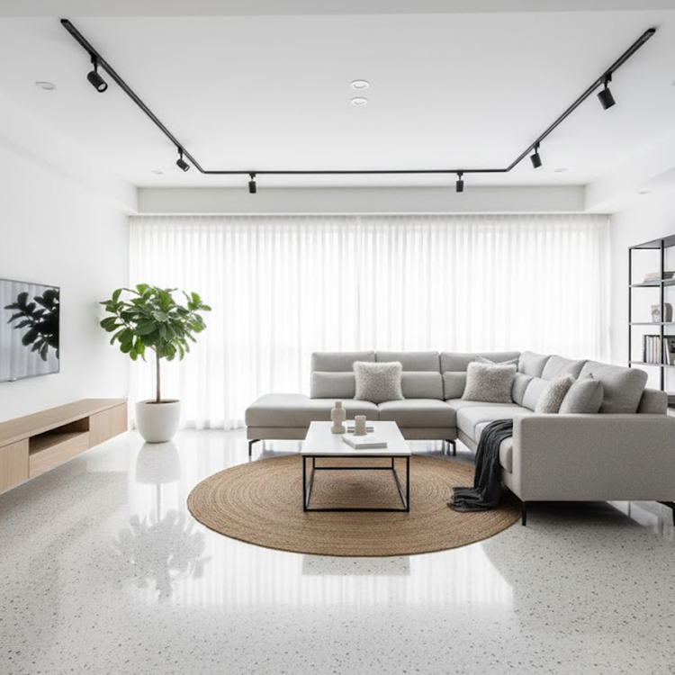 YDSTONE Cement Artificial Terrazzo Tiles for Living Room Hospital Mall Countertops Vanity Tops Table Tops 3D Model Design