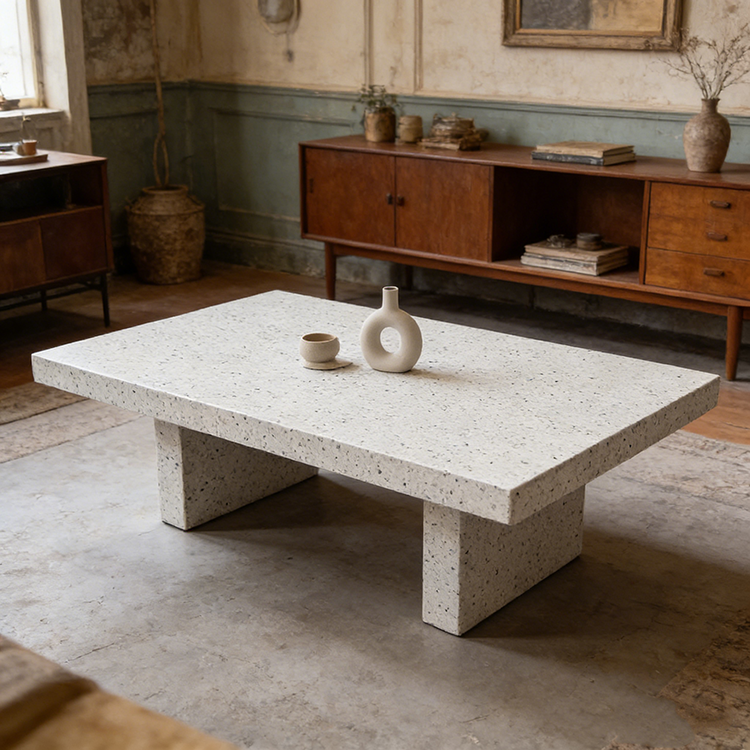 Customized Wholesale Terrazzo Stone Tile Floor Big Slab for Villa Wall Application Artificial Stone for Living Room