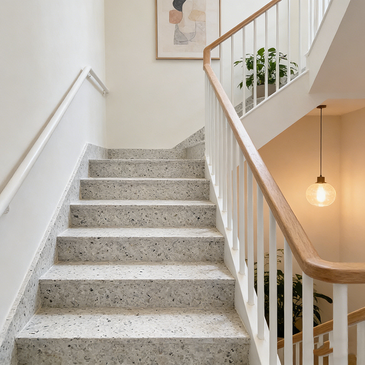 Customized Wholesale Terrazzo Stone Tile Big Slab for Villa Stair Application Artificial Stone for Living Room