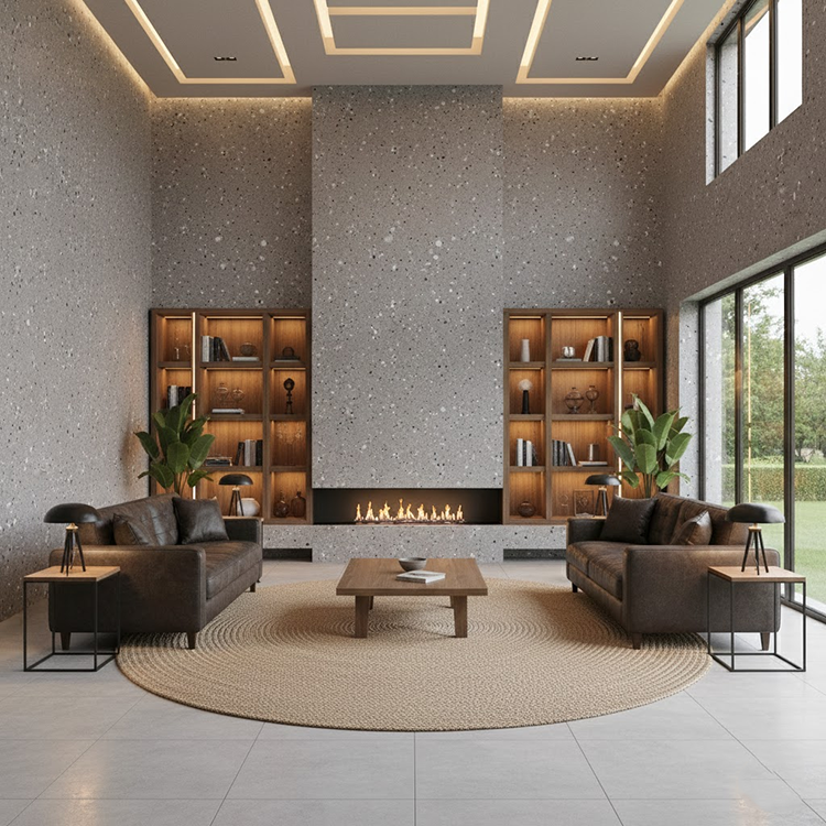 YDSTONE OEM Venta al por mayor Piedra artificial Terrazo Baja absorción de agua Terrazo artificial Grosor de 18 mm Terrazo