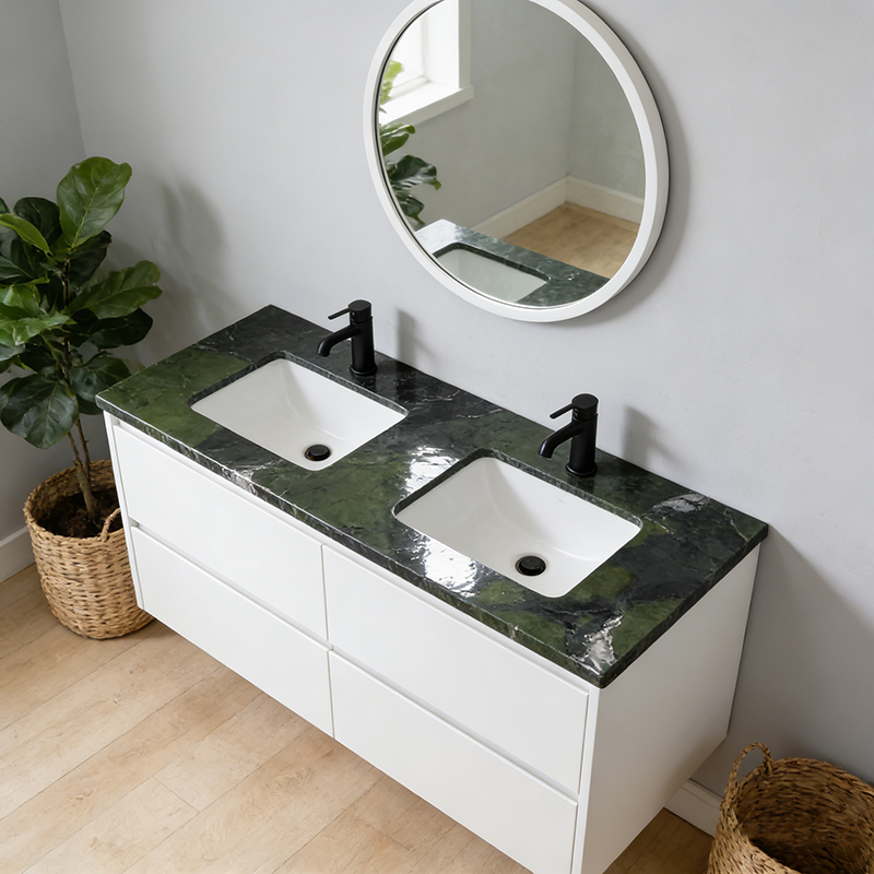 YDSTONE Wholesale Artificial Ceramic Tiles Porcelain Slab Avocado Green Sintered Stone Slabs for Bathroom Vanity Tops