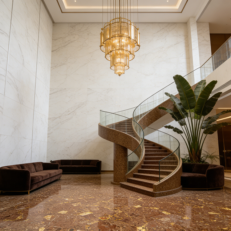 YDSTONE Cement Multi Colour Flooring Classic Terrazzo Tiles Big Aggregates for Stylish Interior Decor Wall Flooring