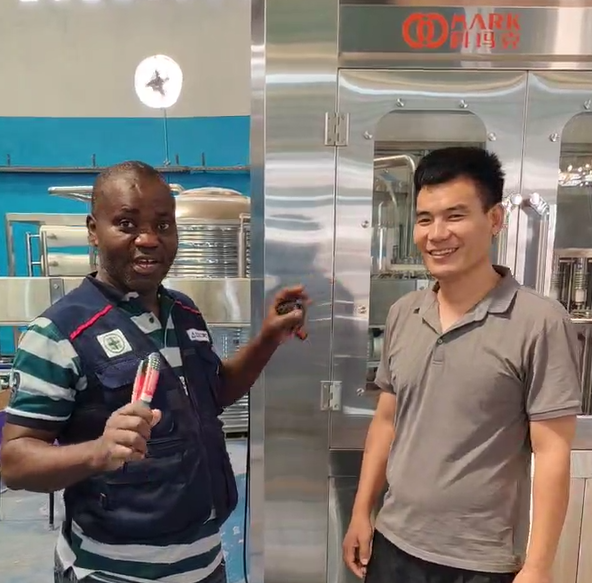 The installation for Ghanaian customer