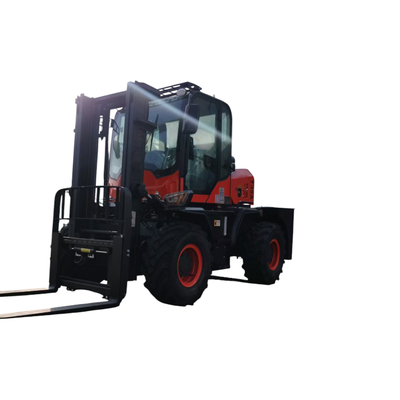 3.5 Ton Post-hung connection Rough Terrain Forklift