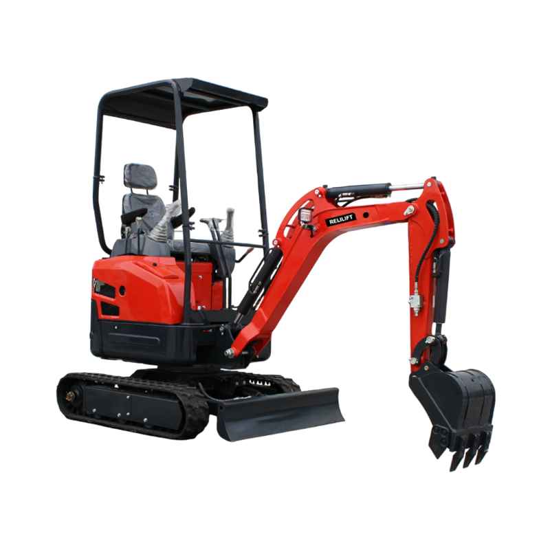 excavator mini roșu 17