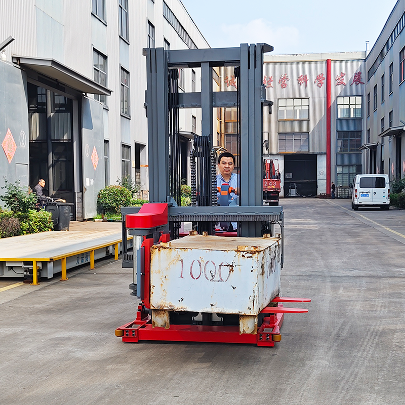 Stand On Electric 3-way Forklift