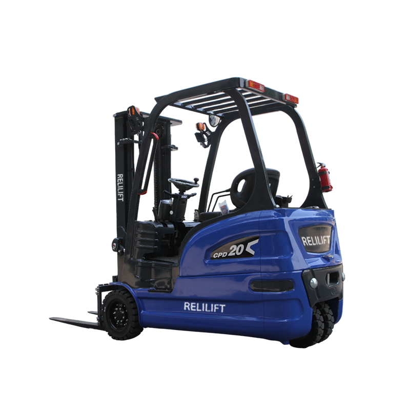 forklift Listrik 3 Roda berwarna Biru