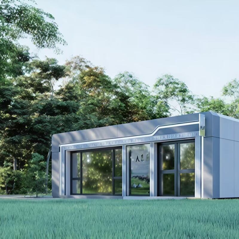 Portable Garden Block Sales Cabin - Outdoor Modular Retail Kiosk for Parks & Pedestrian Zones