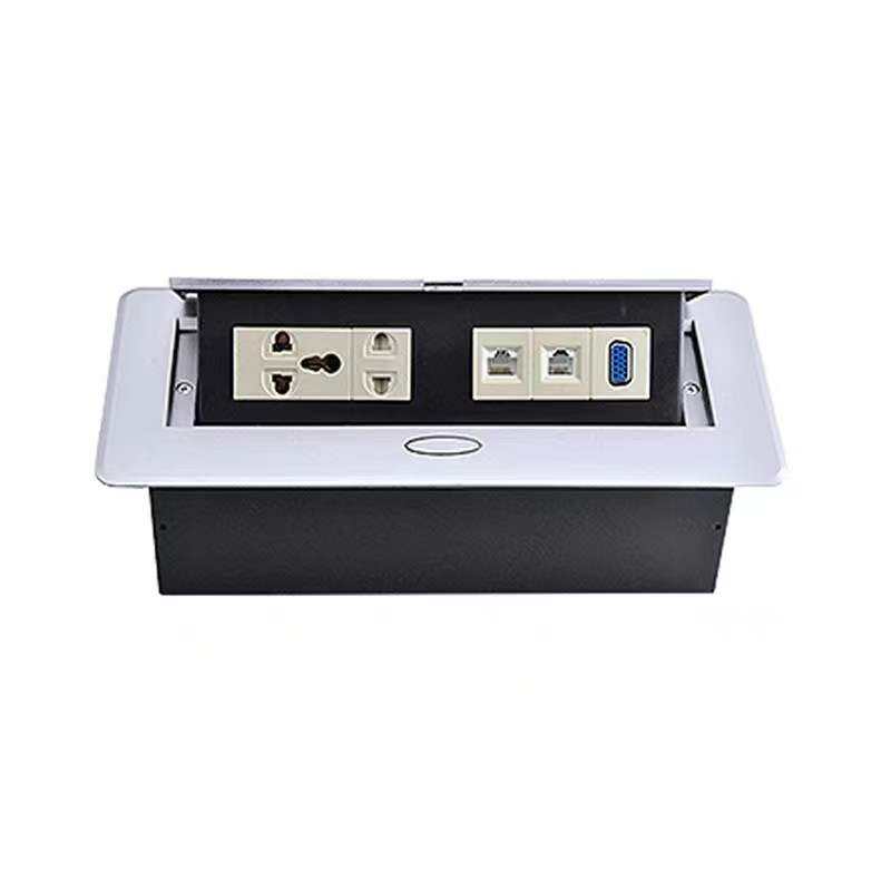 Soluciones integrales llave en mano para enchufes de escritorio para espacios de trabajo modernos