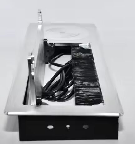 90mm soft closing cable grommet ( with wireless charging)