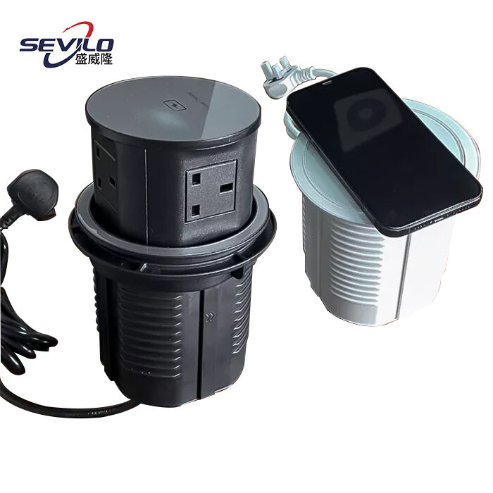 فضای کار خود را با پریزهای الکتریکی بالارونده ارتقا دهید