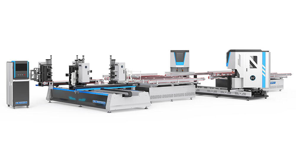 HQ-D Horizontal Welding and Corner Cleaning Line