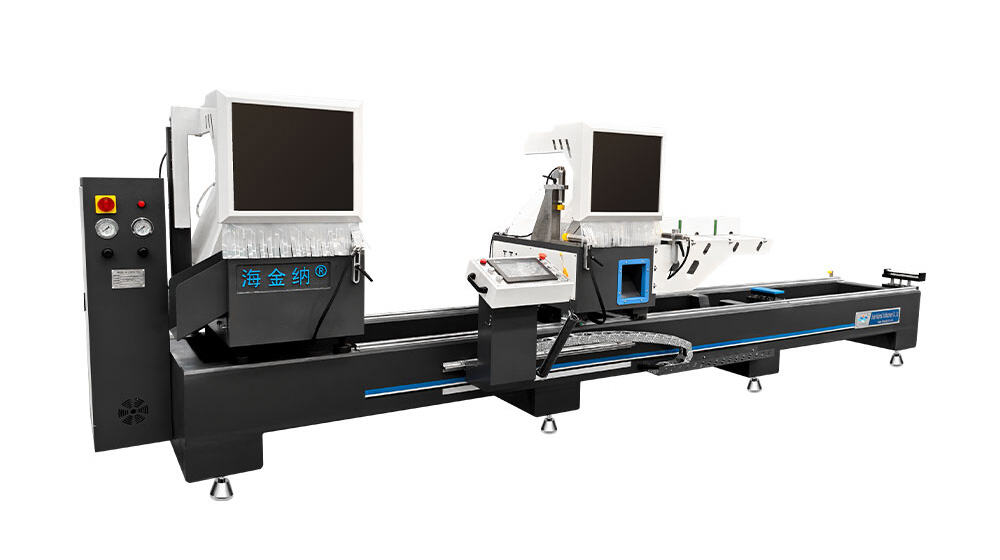 HJN3A-500×4200 CNC double head mitre saw