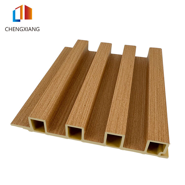 WPC Fluted Wall Panels for Interior Decoration Wall Covering 168*20mm