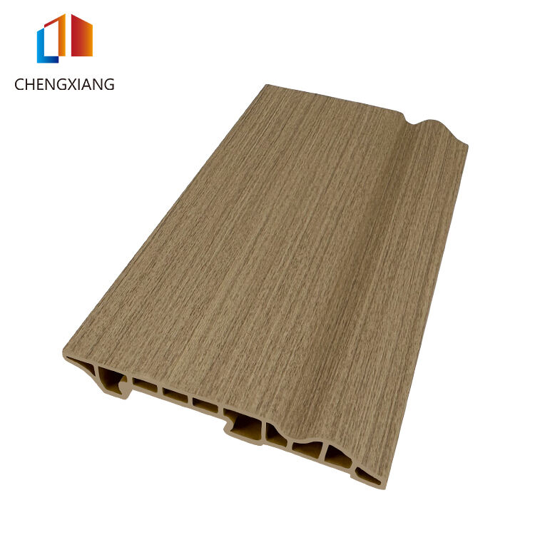 4 Inch Floor Wpc PVC Skirting Board Bseboard Waterproof  98mm*15mm